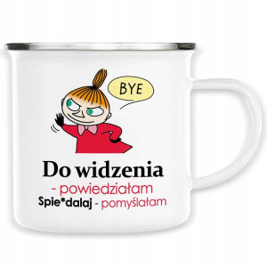 KUBEK STALOWY Śmieszny Prezent Dużo WZORÓW MAŁA MI