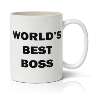 KUBEK THE WORLD'S BEST BOSS, the office, prezent