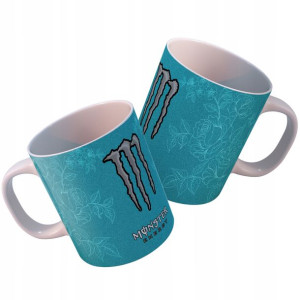 KUBEK turkusowy MONSTER ENERGY 01 prezent URODZINY