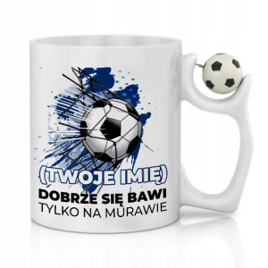 KUBEK Uchwyt Piłka PREZENT dla Fana PIŁKI NOŻNEJ