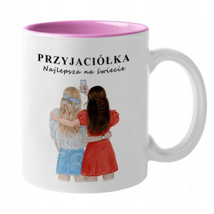 KUBEK Wnętrze Ucho RÓZOWE PRZYJACIÓŁKA SIOSTRA 02