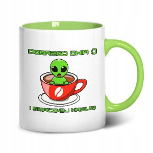 KUBEK Wnętrze Ucho zielone ALIEN 31 prezent+gratis