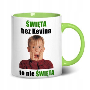 KUBEK Wnętrze Ucho Zielone PREZENT na Gwiazdkę
