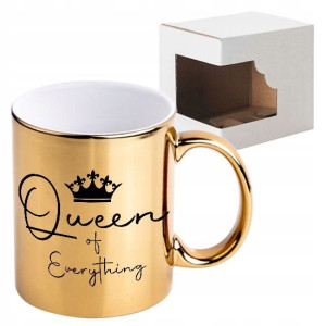 KUBEK Złoty na Dzień Kobiet QUEEN OF EVERYTHING 01