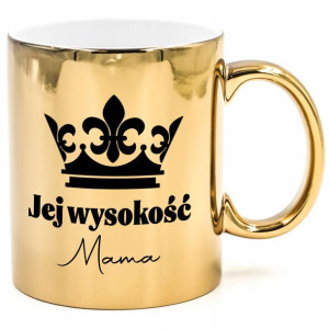 KUBEK ZŁOTY PREZENT Dzień Mamy Matki Mix Wzorów