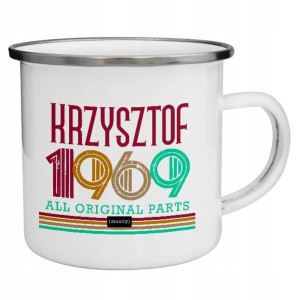 Metalowy KUBEK Personalizowany PREZENT NA URODZINY