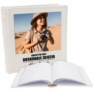 ALBUM na ZDJĘCIA SZYTY Personalizowana OKŁADKA