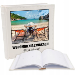 ALBUM na ZDJĘCIA SZYTY Personalizowana OKŁADKA