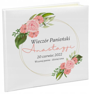 ALBUM Szyty ŚLUBNY Prezent na Wieczór Panieński