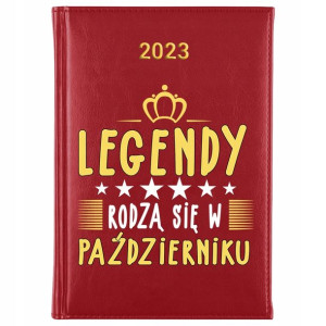 Kalendarz A5 2023 Legendy Rodzą Się W Październiku