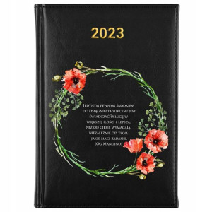 KALENDARZ Dzienny A5 2023 CYTATY Motywacyjne Wzory