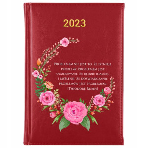 KALENDARZ Dzienny A5 2023 CYTATY Motywacyjne Wzory