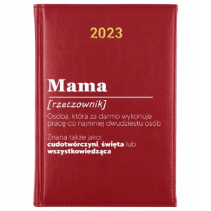 KALENDARZ Dzienny A5 2023 Definicje MAMA Wzory