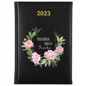 KALENDARZ Dzienny A5 2023 Prezent dla BABCI Wzory