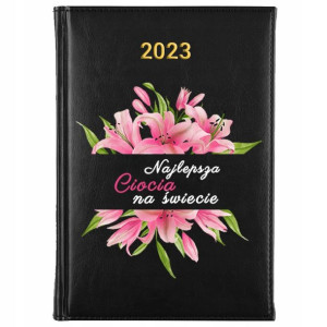 KALENDARZ Dzienny A5 2023 Prezent dla CIOCI Wzory