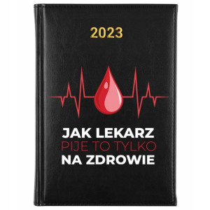 KALENDARZ Dzienny A5 2023 Prezent dla LEKARZA MiX