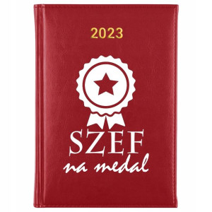 KALENDARZ Dzienny A5 2023 Prezent dla SZEFA Wzory