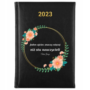 KALENDARZ Dzienny A5 2023 Prezent dla TATY Wzory