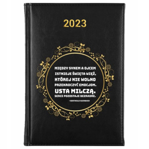 KALENDARZ Dzienny A5 2023 Prezent dla TATY Wzory