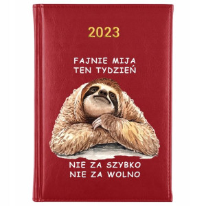 KALENDARZ Dzienny A5 2023 Prezent do PRACY Wzory