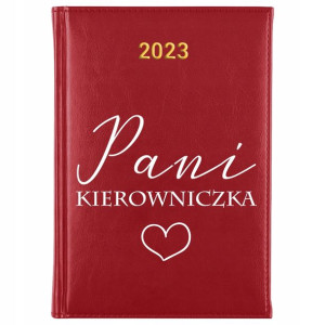 KALENDARZ Dzienny A5 2023 Prezent KIEROWNICZKA Wz