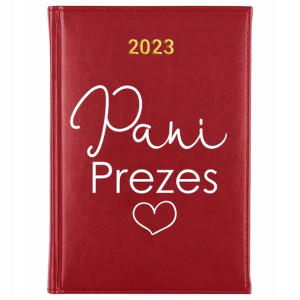KALENDARZ Dzienny A5 2023 Prezent PANI PREZES Wz
