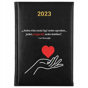 KALENDARZ Dzienny A5 2023 PRZYJAŹŃ Prezent Wzory