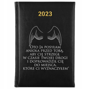 KALENDARZ Dzienny A5 2023 Religijne CYTATY Wzory