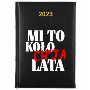 KALENDARZ Dzienny A5 2023 Śmieszne TEKSTY Wzory
