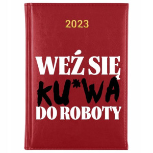KALENDARZ Dzienny A5 2023 Śmieszne TEKSTY Wzory