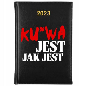 KALENDARZ Dzienny A5 2023 Śmieszne TEKSTY Wzory
