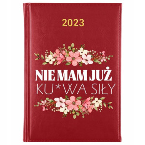 KALENDARZ Dzienny A5 2023 WULGARYZMY Prezent Wzory