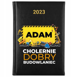 KALENDARZ Dzienny Planer A5 2023 dla BUDOWLAŃCA