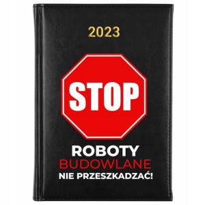 KALENDARZ Dzienny Planer A5 2023 dla BUDOWLAŃCA