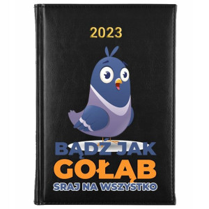 KALENDARZ Książkowy Dzienny A5 2023 Śmieszne WZORY