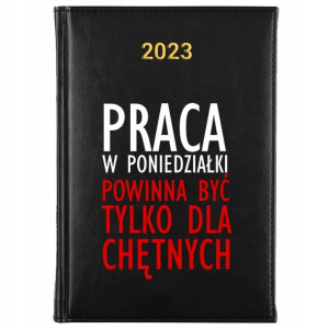 KALENDARZ Książkowy Dzienny A5 2023 Śmieszne WZORY