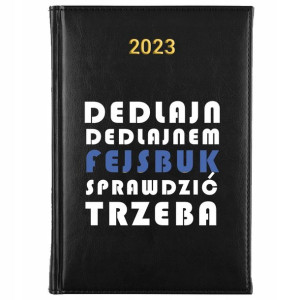 KALENDARZ Książkowy Dzienny A5 2023 Śmieszne WZORY