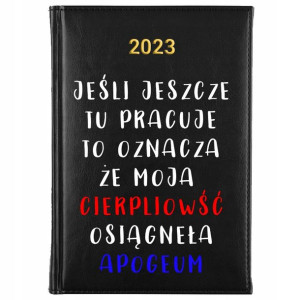 KALENDARZ Książkowy Dzienny A5 2023 Śmieszne WZORY