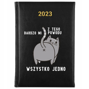 KALENDARZ Książkowy Dzienny A5 2023 Zabawne WZORY