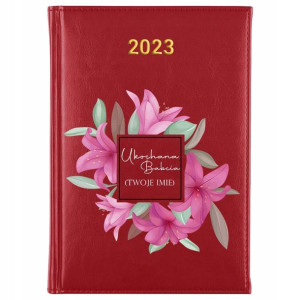 KALENDARZ Planer A5 2023 dla BABCI Prezent Wzory
