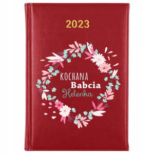 KALENDARZ Planer A5 2023 dla BABCI Prezent Wzory