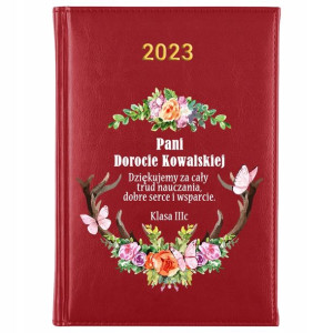 KALENDARZ Planer A5 2023 Prezent dla NAUCZYCIELA