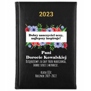 KALENDARZ Planer A5 2023 Prezent dla NAUCZYCIELA
