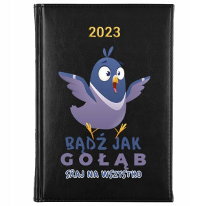 KALENDARZ Planer Dzienny A5 2023 Śmieszne WZORY