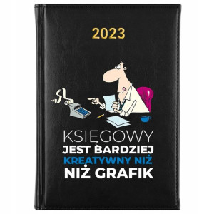 KALENDARZ Terminarz A5 2023 Prezent dla KSIĘGOWEGO