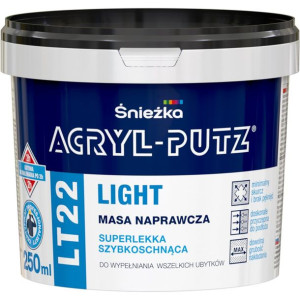ŚNIEŻKA ACRYL-PUTZ LIGHT LT22 superlekka masa naprawcza 250ml (12317)