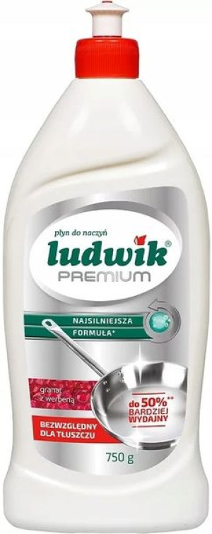 Płyn do mycia naczyń Ludwik PREMIUM Granat 750 ml