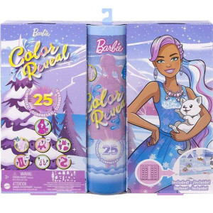 Barbie Color Reveal - Kalendarz Adwentowy - Lalka - Hjd60