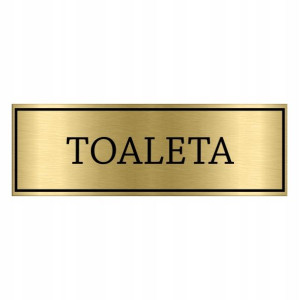 TABLICZKA na Drzwi Oznaczenia do BIURA Toaleta