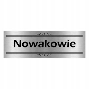 TABLICZKA na DRZWI z Nazwiskiem 15x5 WIELE WZORÓW